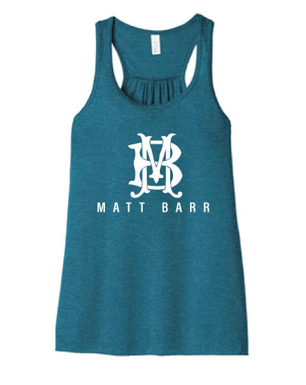 Ladies Flowy Tank - Baseball Logo